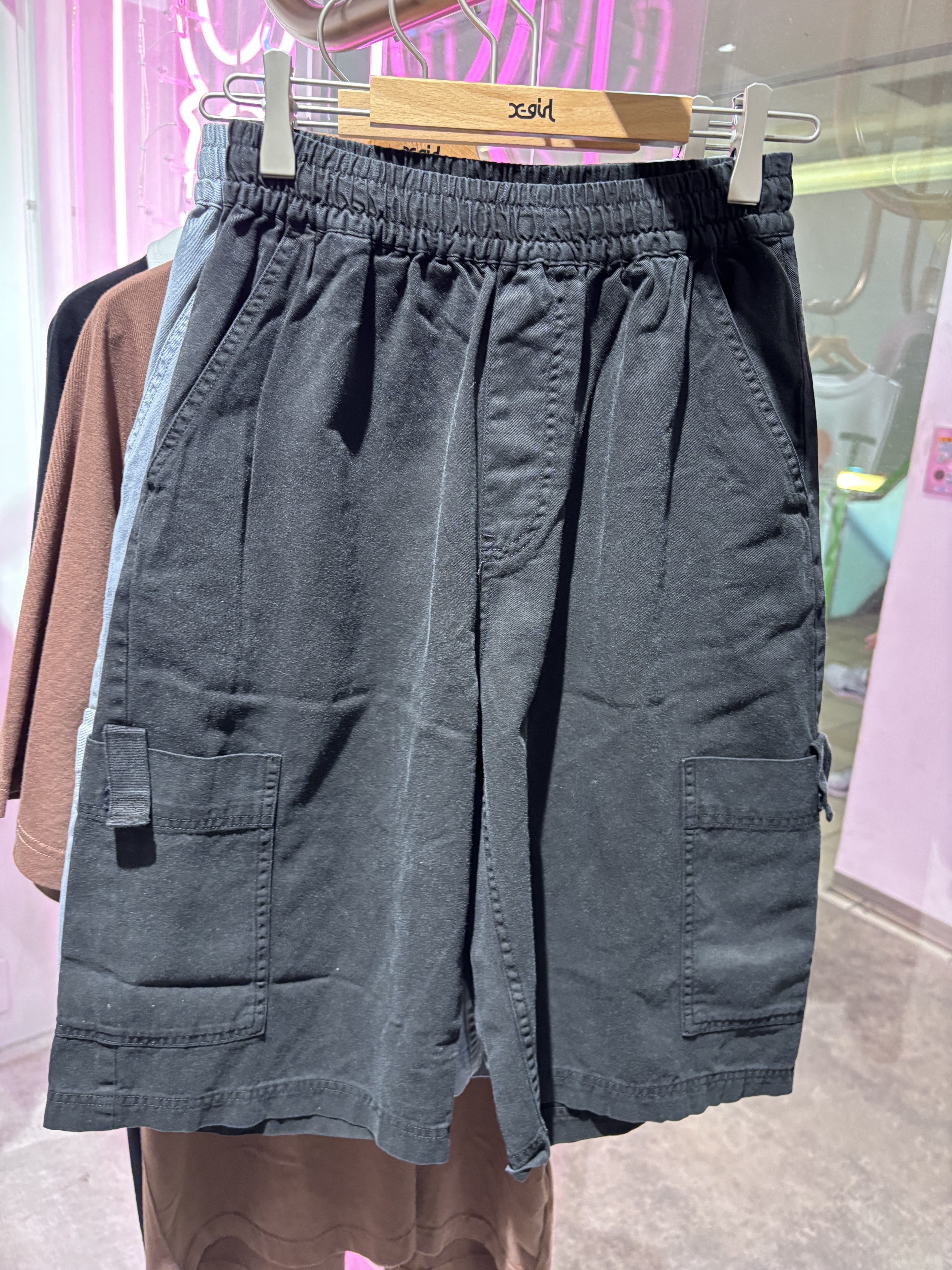 X-girl FADED FACE EASY HALF PANTS