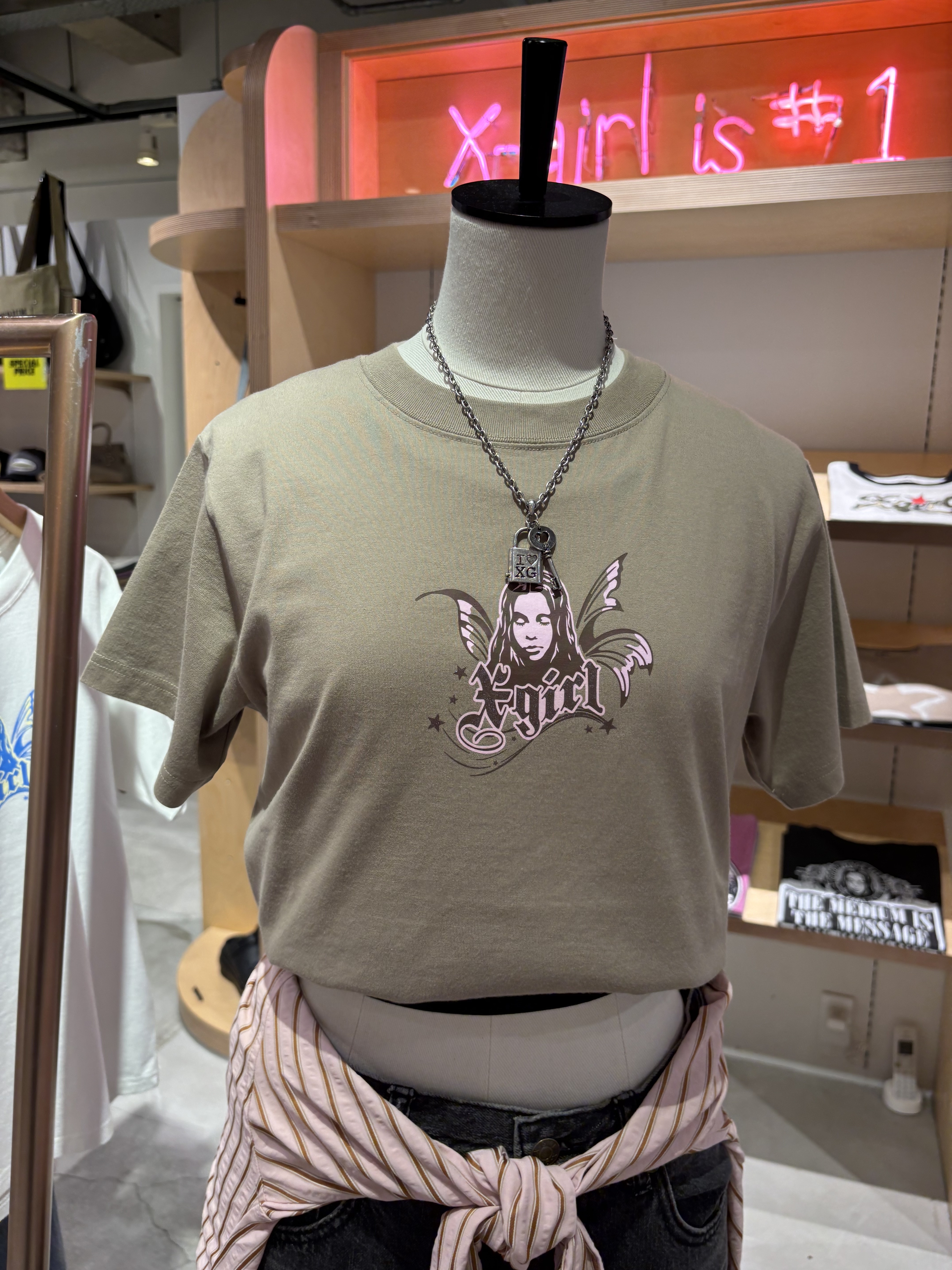 X-girl FAIRY FACE S/S TEE