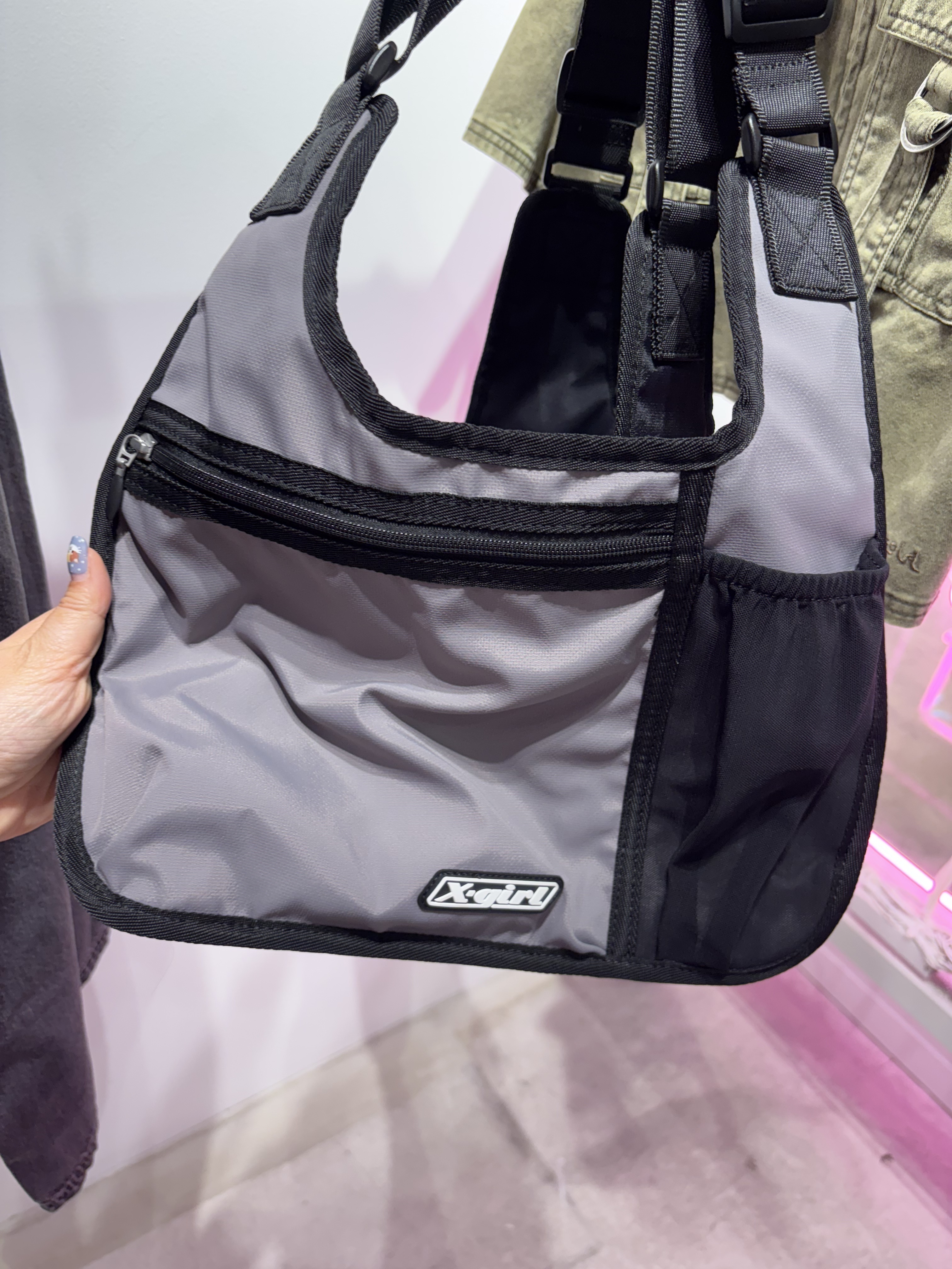 X-girl LIGHTWEIGHT MESSENGER BAG