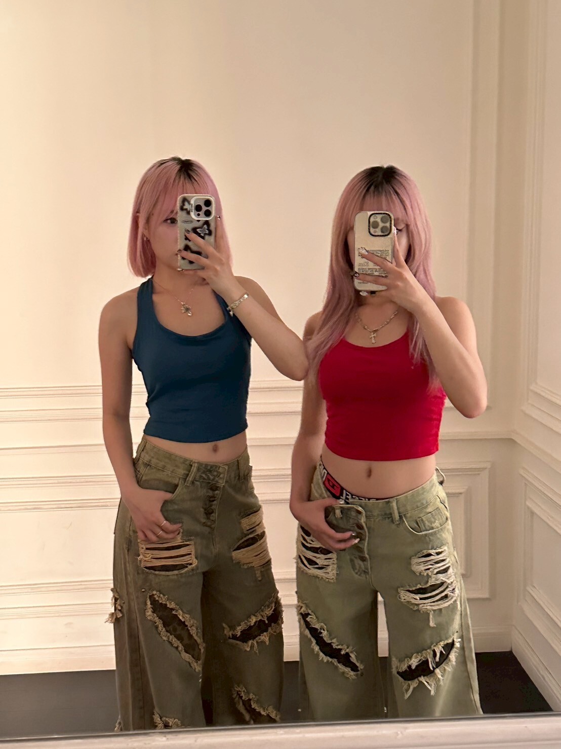 星星鏈條背心 （帶胸墊） 4colors