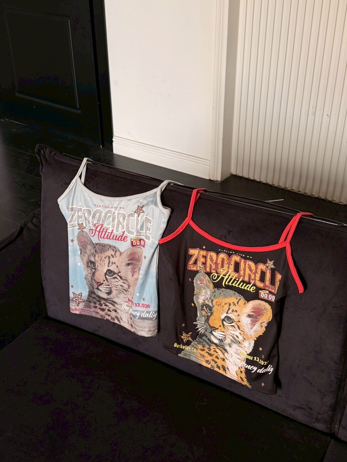 Grrr…🐆豹紋吊帶 2colors