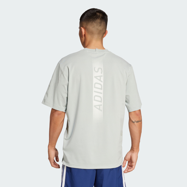 Adidas Gym+ Sea Tee JC5259 男 T恤 運動上衣 休閒短袖 灰綠 亞版