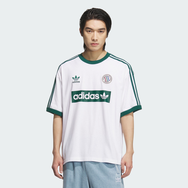Adidas Ringer Tee KC2602 男 T恤 運動上衣 休閒短袖 白 綠 亞版