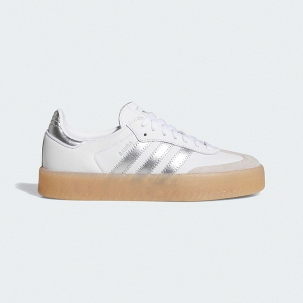 Adidas Sambae W JQ8412 女 運動休閒鞋 德訓鞋 膠底 舒適 白 銀