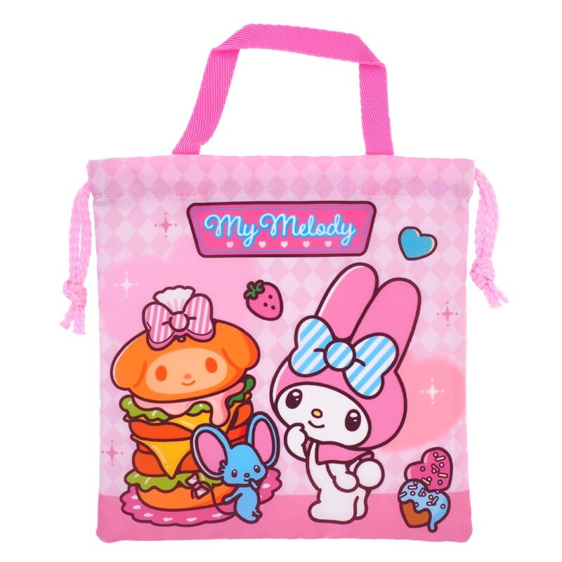 My Melody 索繩袋-細 9-6958-32