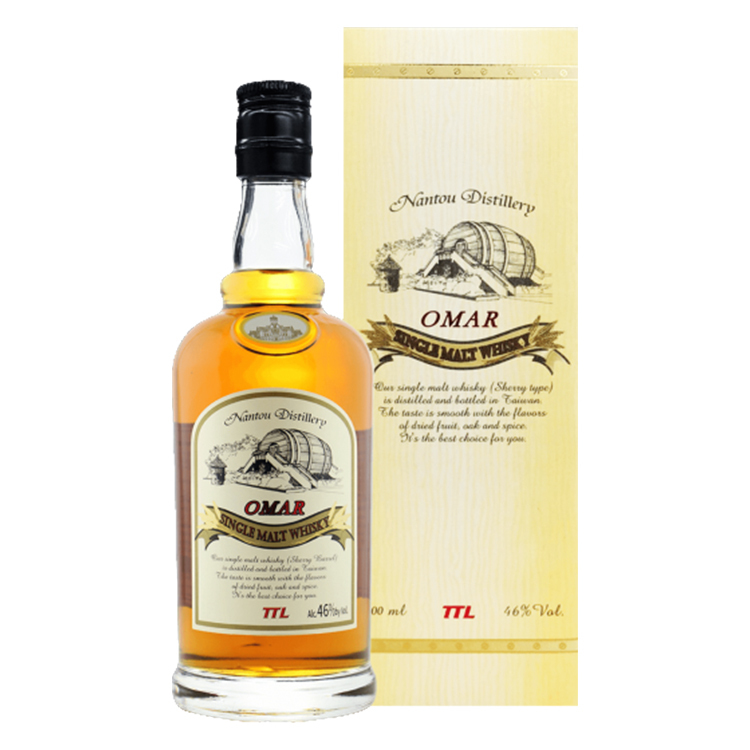 Omar Sherry Cask Single Malt Whisky 雪莉桶單一麥芽威士忌 (金色盒)