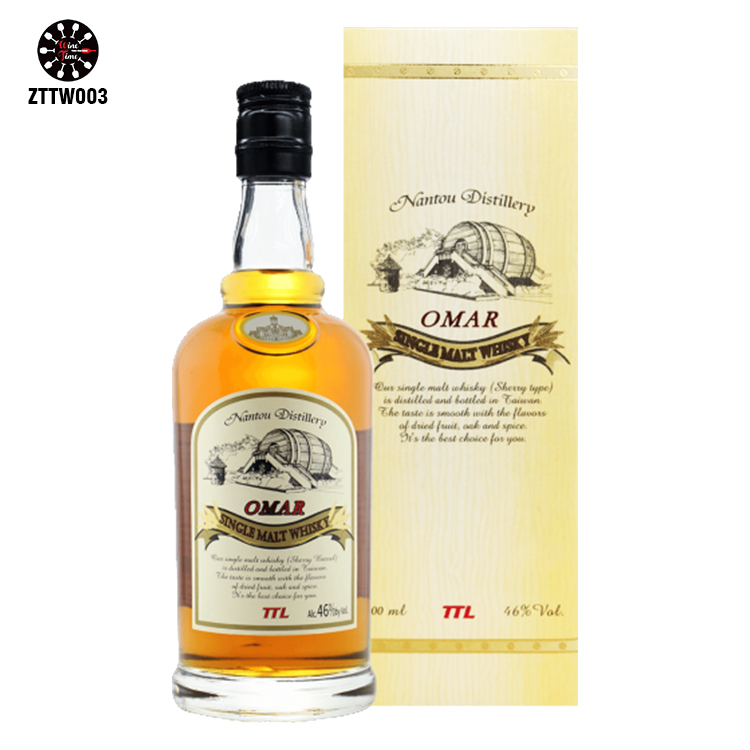Omar Sherry Cask Single Malt Whisky 雪莉桶單一麥芽威士忌 (金色盒)