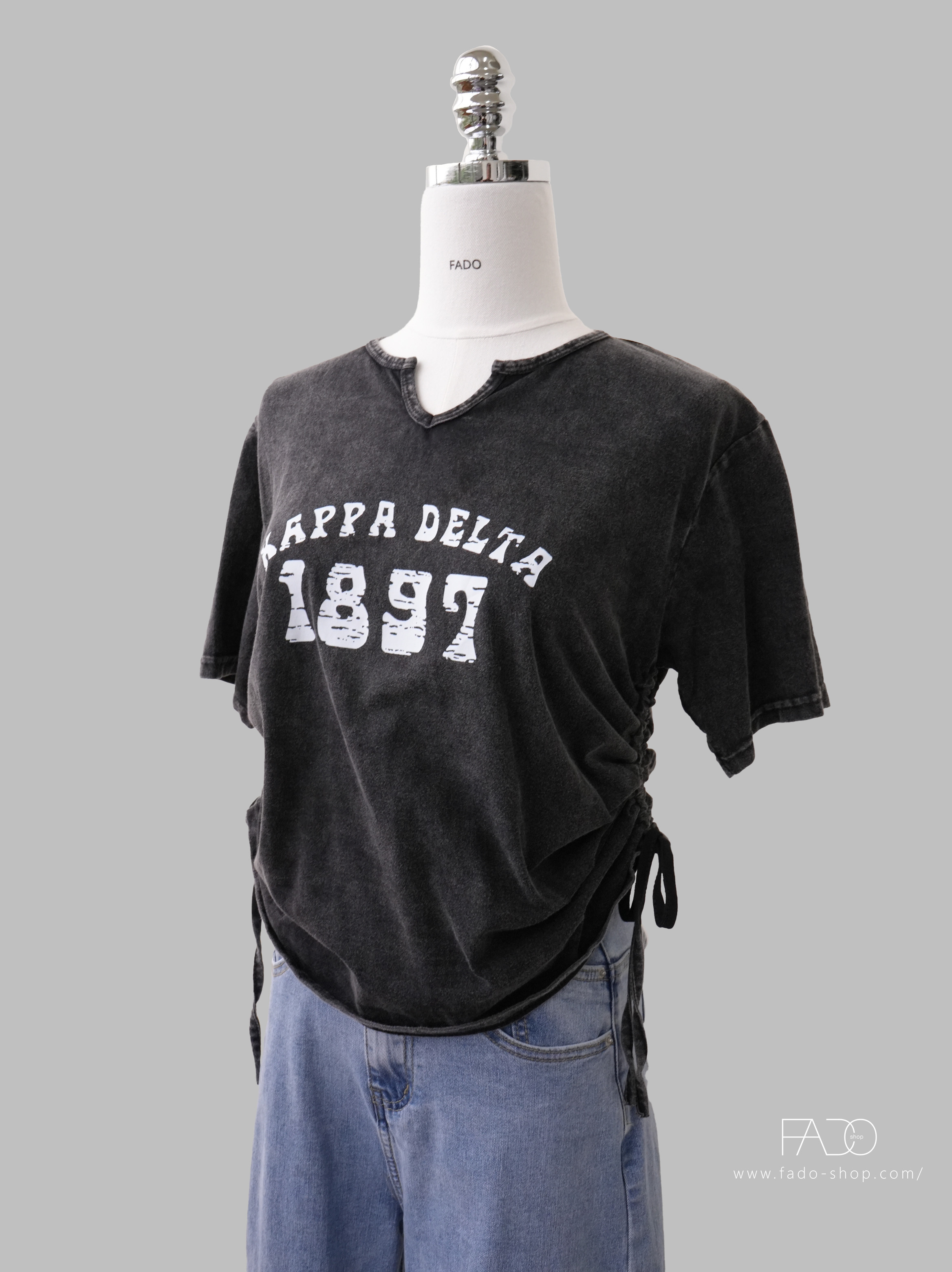 法朵Fado shop｜美式1897水洗收腰短版T 0213182