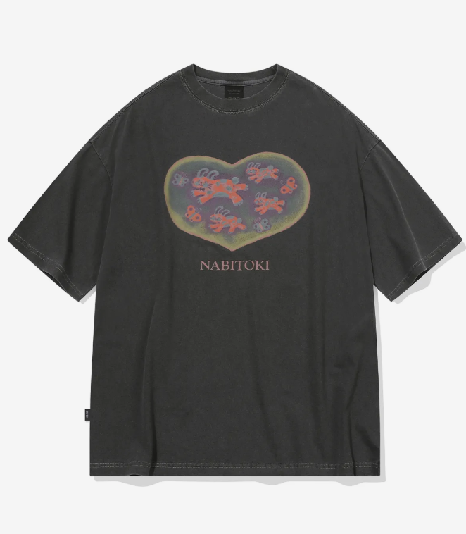 CPGN STUDIO / NABITOKI pigment short T-shirt / smoked black / JUL25