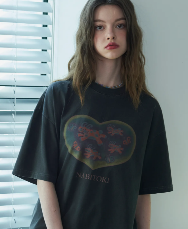 CPGN STUDIO / NABITOKI pigment short T-shirt / smoked black / JUL25