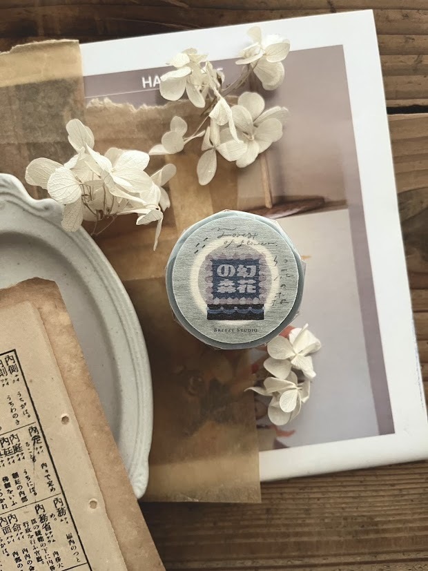 微瘋畫室．幻花之森 5cm霧面PET膠帶 <整捲/分裝>