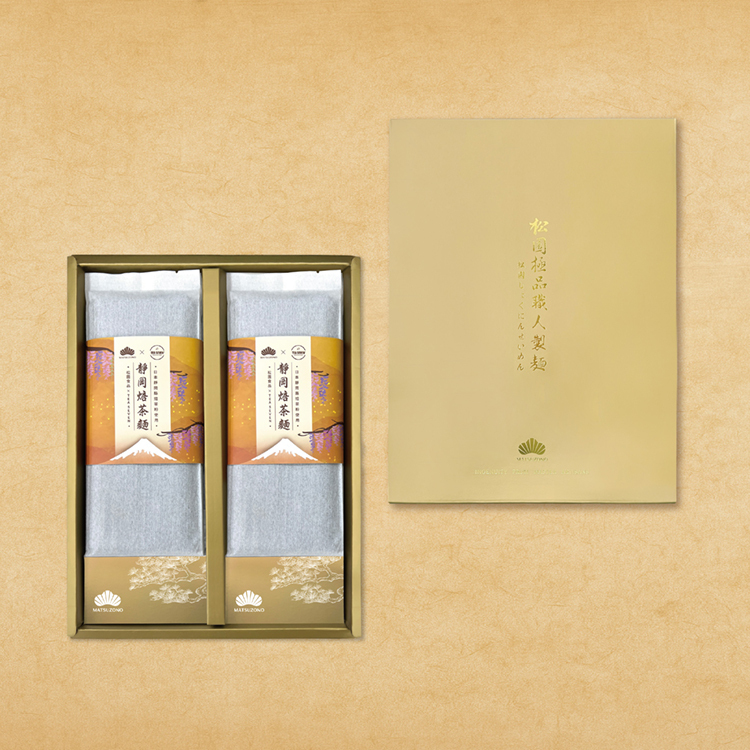 松園食品 x TEA SEVEN 金茶之韻禮盒｜靜岡焙茶麵(6入)