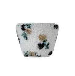 绒绒森林 白色纹理毛料盆