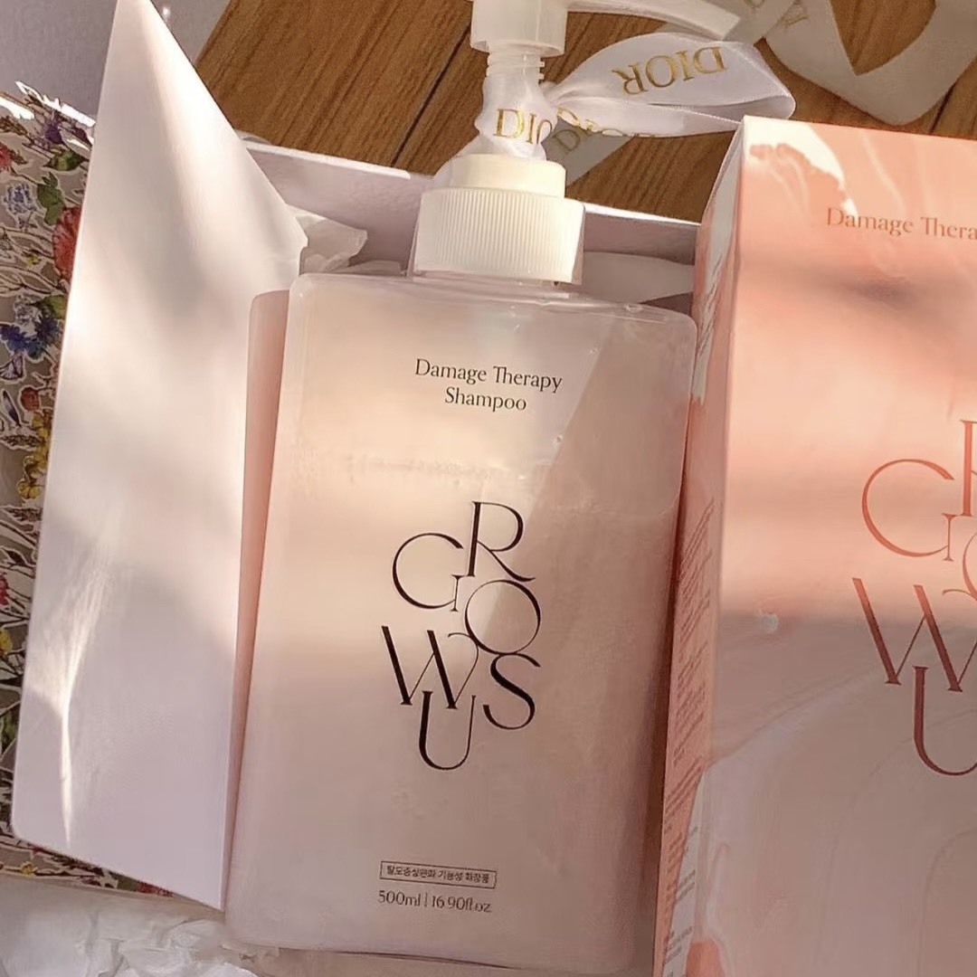 韓國 ｜GROWUS 珍珠粉鹽洗髮精｜500ML