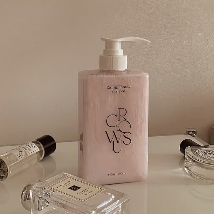 韓國 ｜GROWUS 珍珠粉鹽洗髮精｜500ML