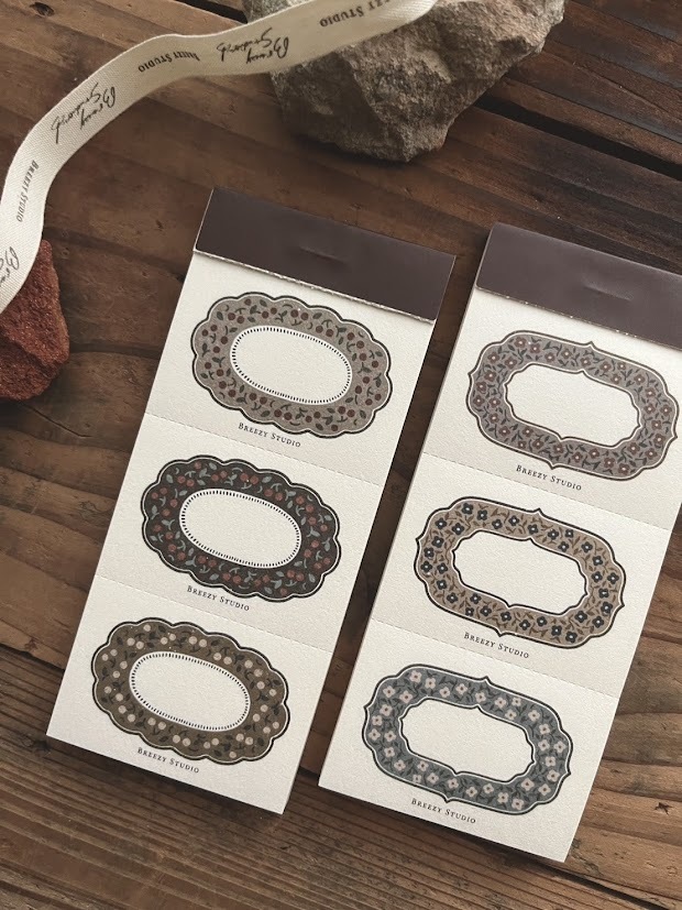 微瘋畫室．赤果/花柄 便箋本 <整本/綜合分裝>