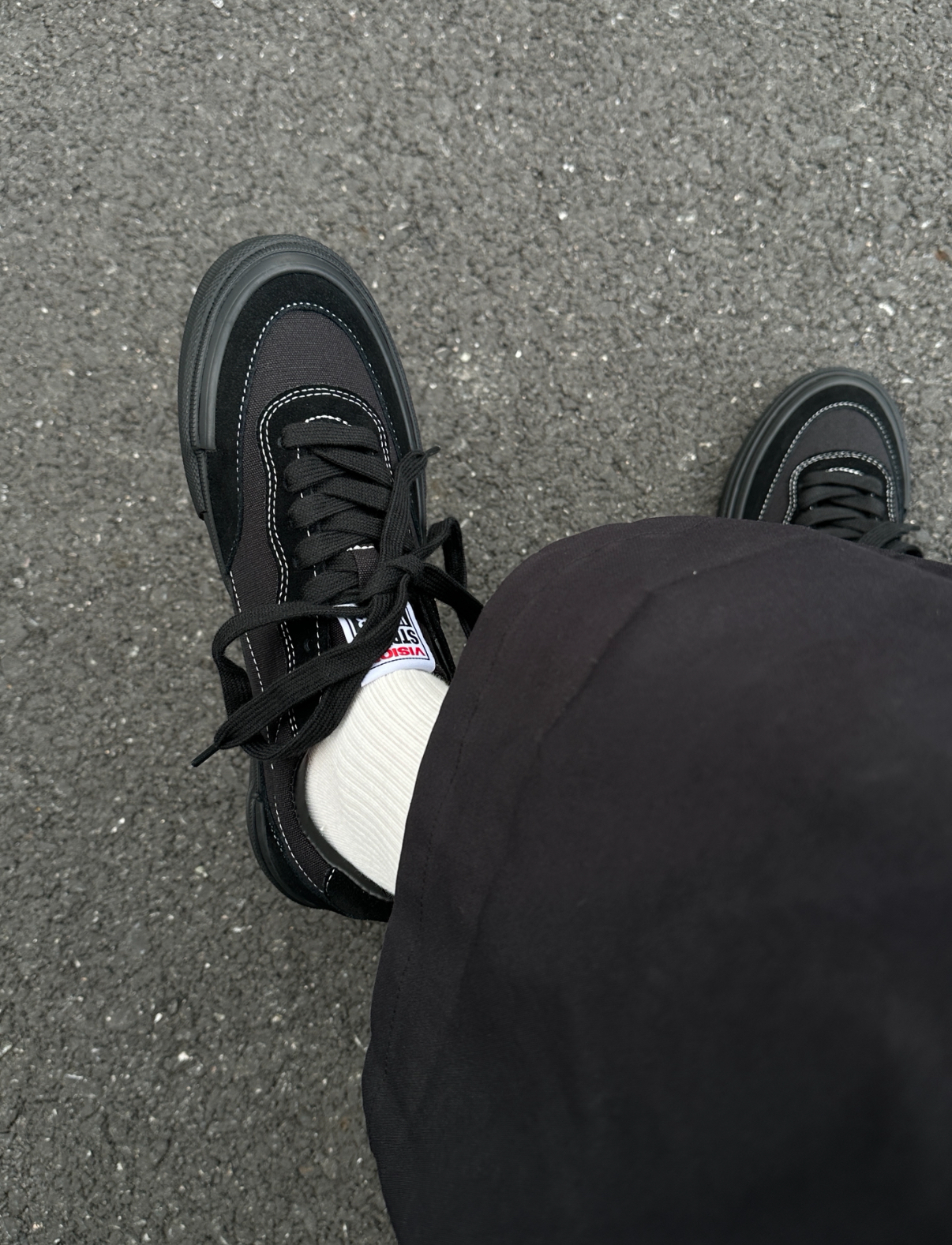 Vision Street Wear Flat Top 美式街頭滑板鞋 黑武士 外縫線 全黑 美式 復古 滑板鞋 穿搭 工裝 /預購