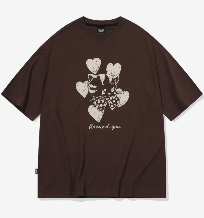 CPGN STUDIO / Heart Luna short T-shirt / brown / JUL25