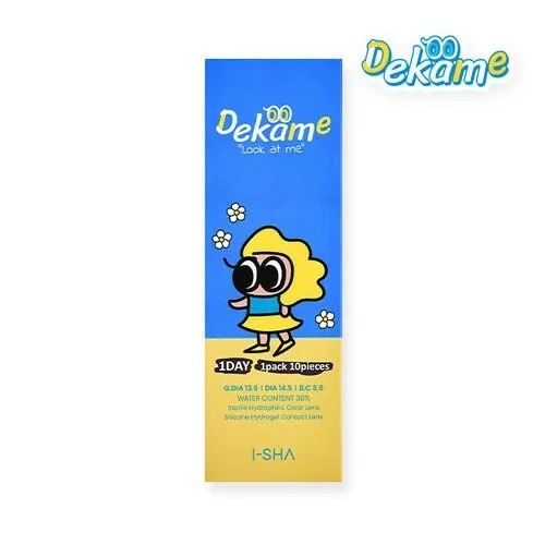 I-SHA Dekame 1 Day Look At Me Brown｜日拋彩妝隱形眼鏡｜每盒10片