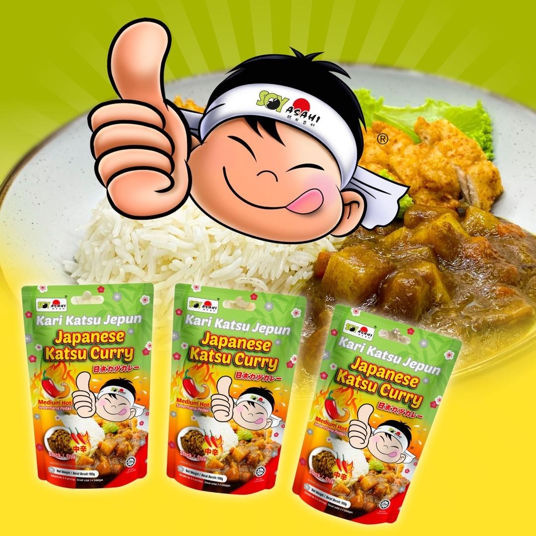 SOY ASAHI Japanese Katsu Curry (Medium Hot) 100g