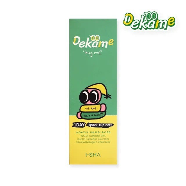 I-SHA Dekame 1 Day Hug Me Gray｜日拋彩妝隱形眼鏡｜每盒10片