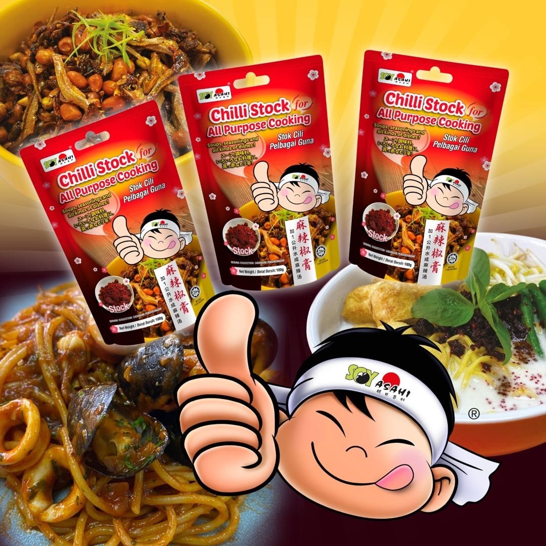 SOY ASAHI All Purpose Chilli Stock (Mala) 100g