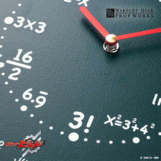 233228 Pbandai 預訂 2025/9月 仮面ライダービルド×HAROLD’S GEAR PROP WORKS ウォールクロック