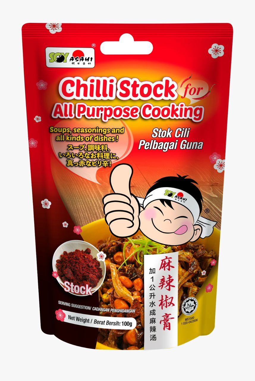 SOY ASAHI All Purpose Chilli Stock (Mala) 100g