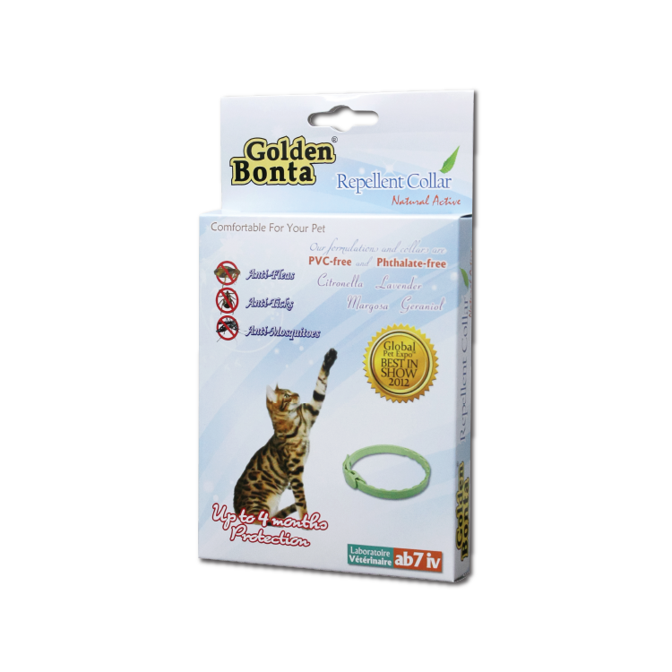 Golden Bonta|抗蝨帶(貓用) (Gbr-01)