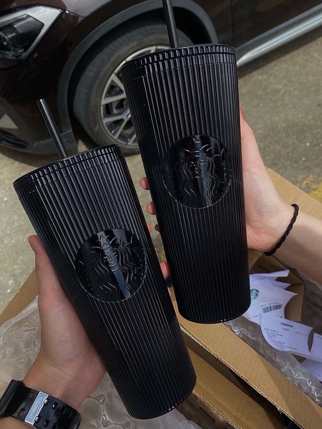 STARBUCKS 星巴克 黑武士水杯 710ml