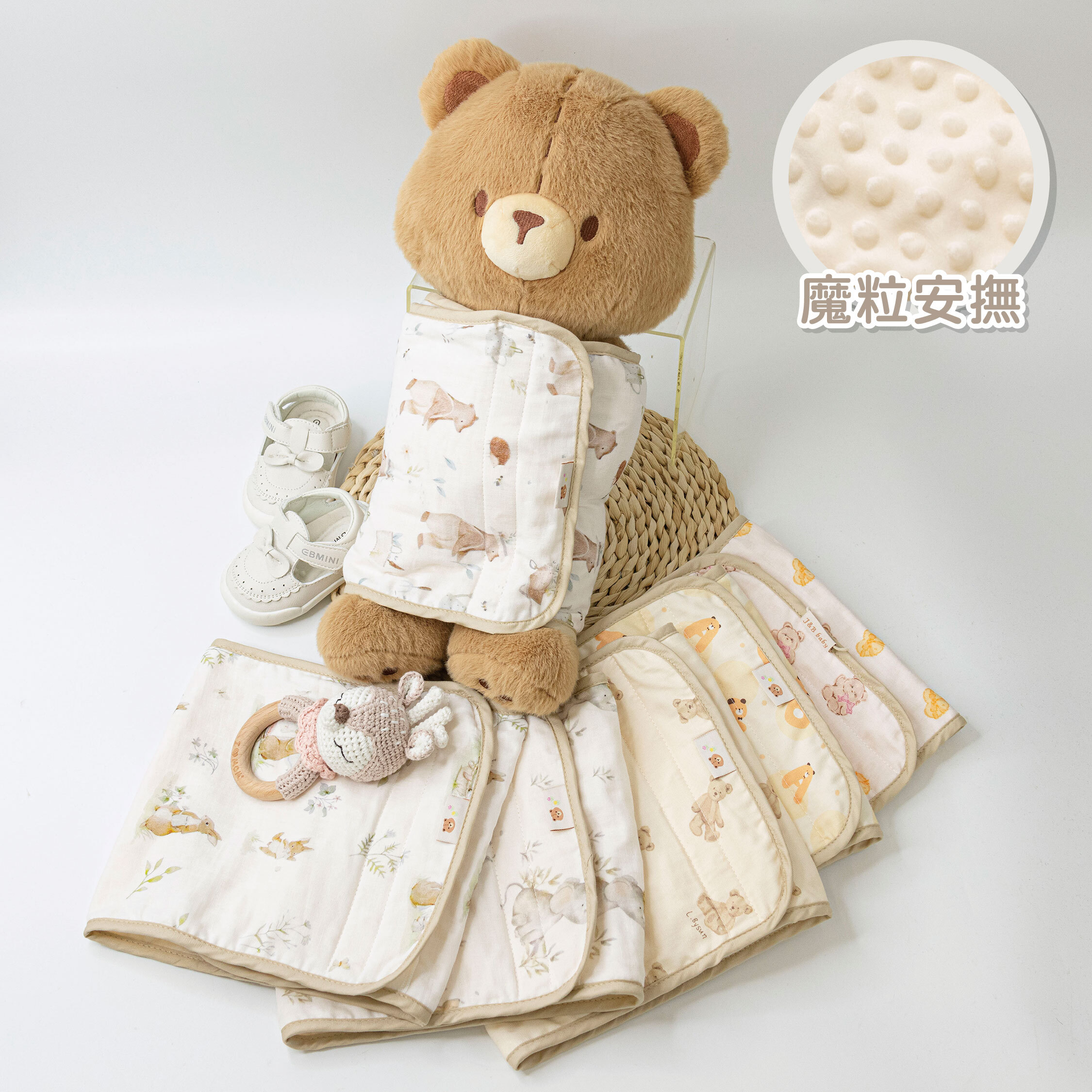 【JB0471】MIT手繪水彩純棉魔粒肚圍＊六款