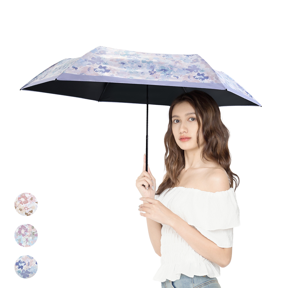 BigRed 極度輕DARK-花影戀》50CM手開折傘-雨傘王UmbrellaKing，全台