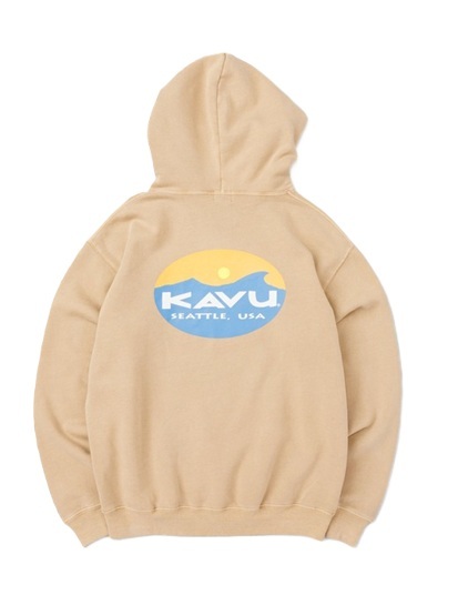KAVU 日版 Surf Logo Parka Hoodie #19823019 ( 036 Mustard )