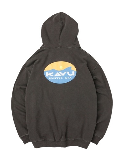 KAVU 日版 Surf Logo Parka Hoodie #19823019 ( 001 Black )