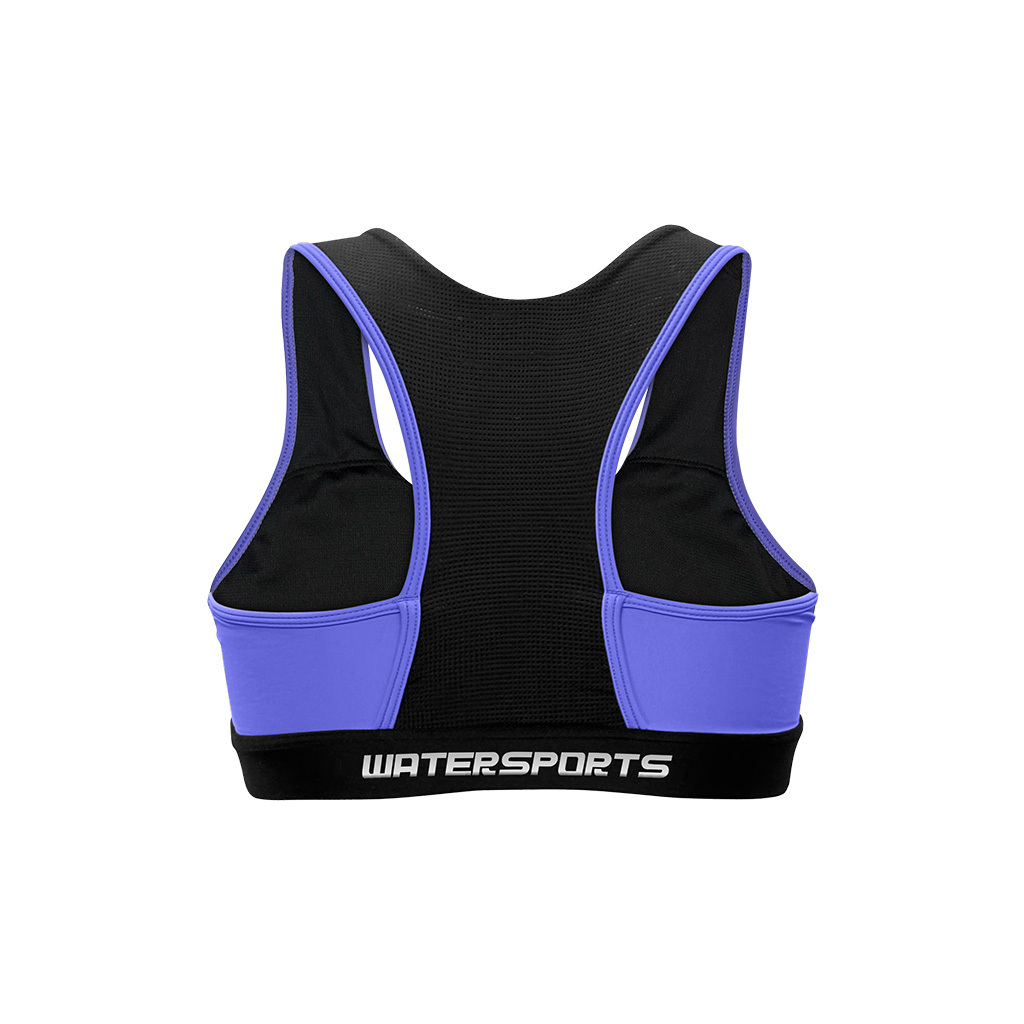 Sea Dive 透氣游泳 Bra Top - 紫/黑