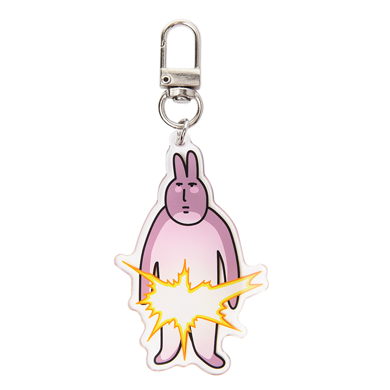 粉紅兔子壓克力吊飾 [共4款可選擇]