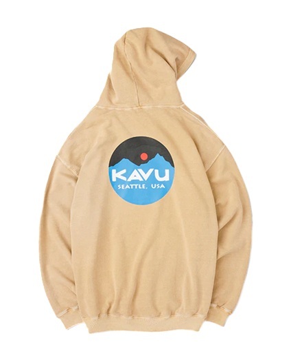 KAVU 日版 Mountain Logo Parka Hoodie #19823018 ( 036 Mustard )
