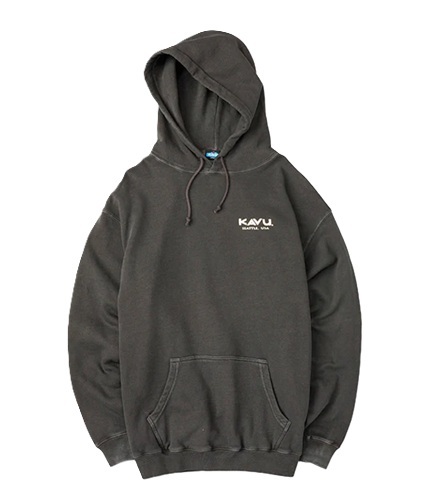 KAVU 日版 Mountain Logo Parka Hoodie #19823018 ( 001 Black )