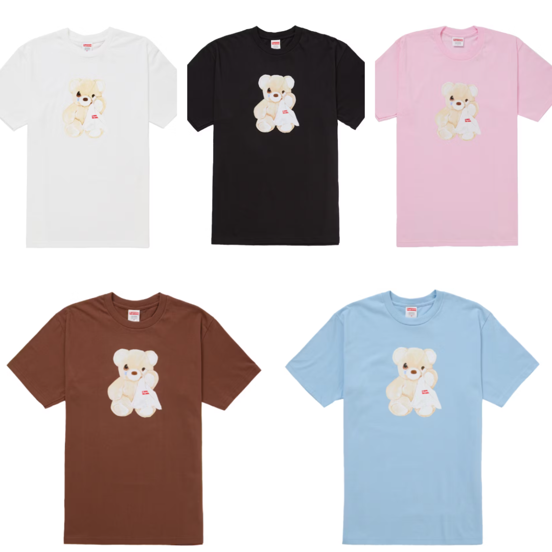 SUPREME SS25 BEAR TEE|