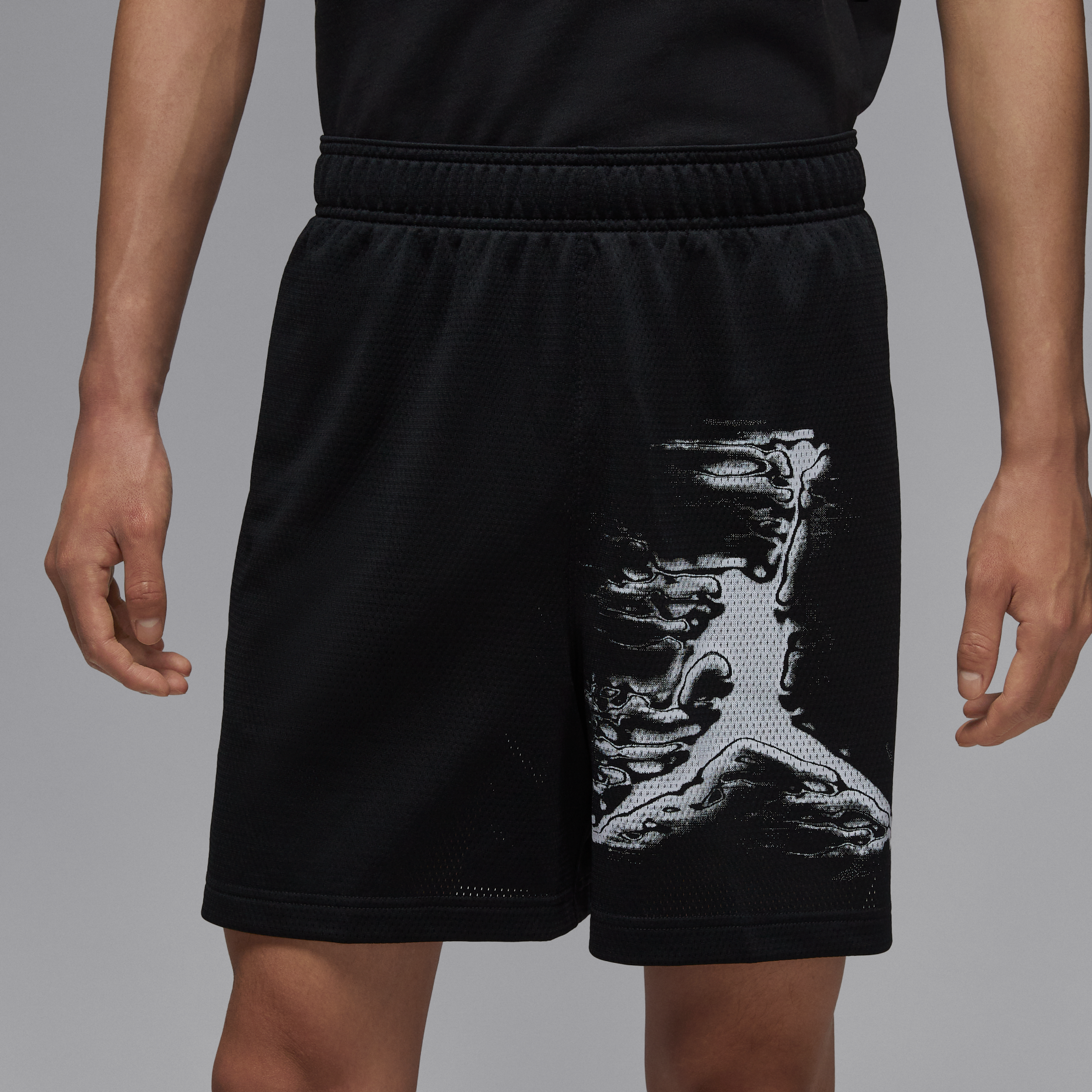 男款 NIKE JORDAN SPORT 黑 喬丹 抽繩 透氣 藍球褲 運動褲 短褲【HQ8666-010】