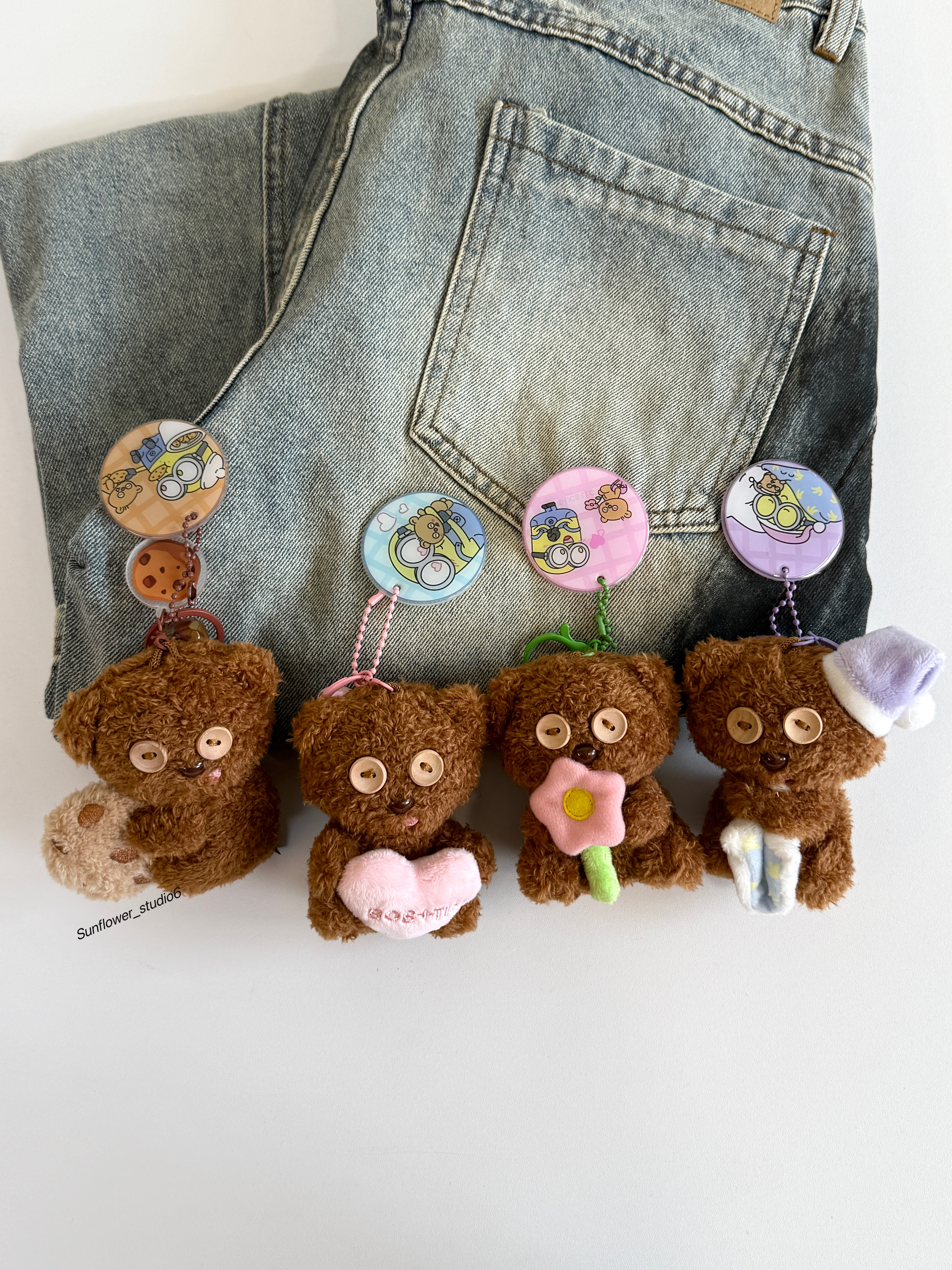 環球連線 小小兵 Tim熊 萌軟抱抱系列 4款 毛絨鑰匙圈 吊飾(任買兩件7-11免運)/預購