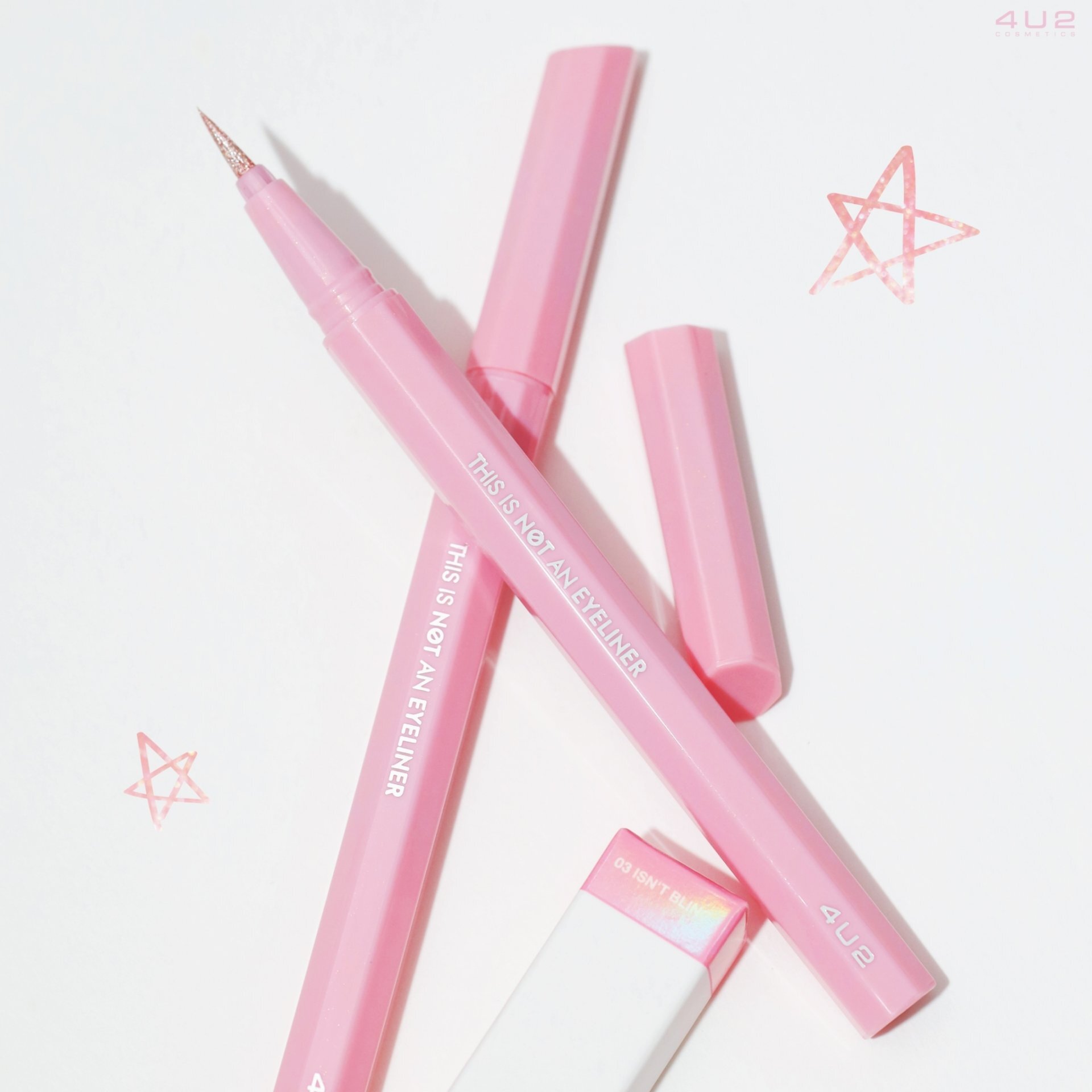 泰國人氣彩妝 4U2 - COSMETICS This Is Not An Eyeliner  閃閃眼線筆