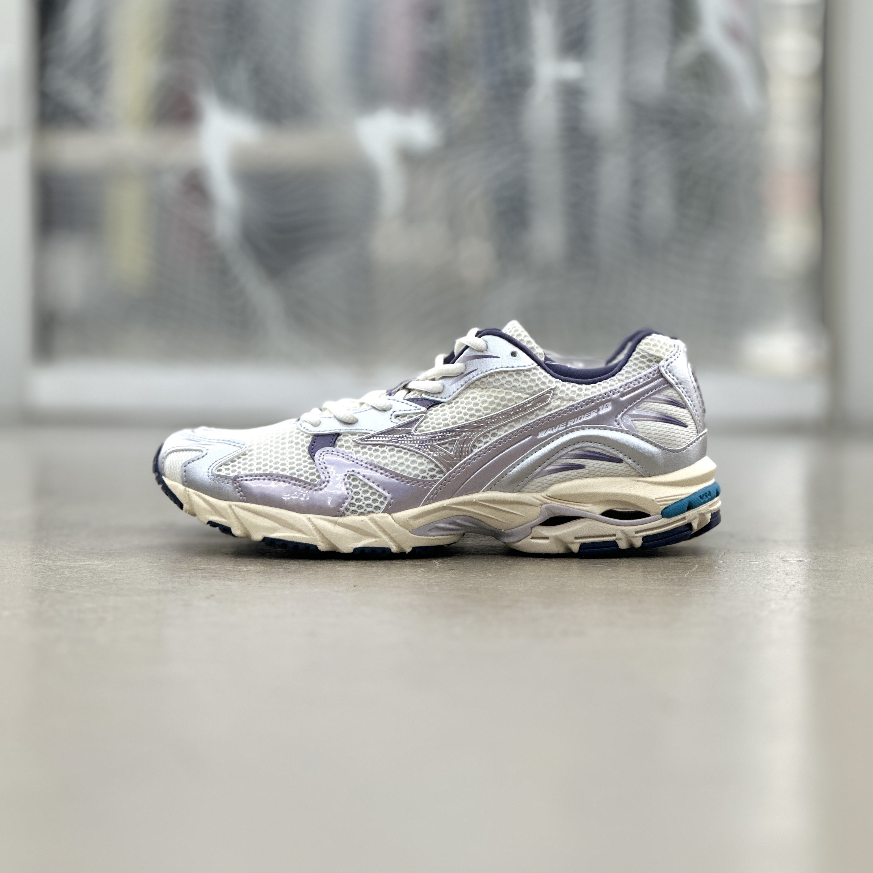 Mizuno Wave Rider 10 Snow White Lilac Marble |  D1GA243105