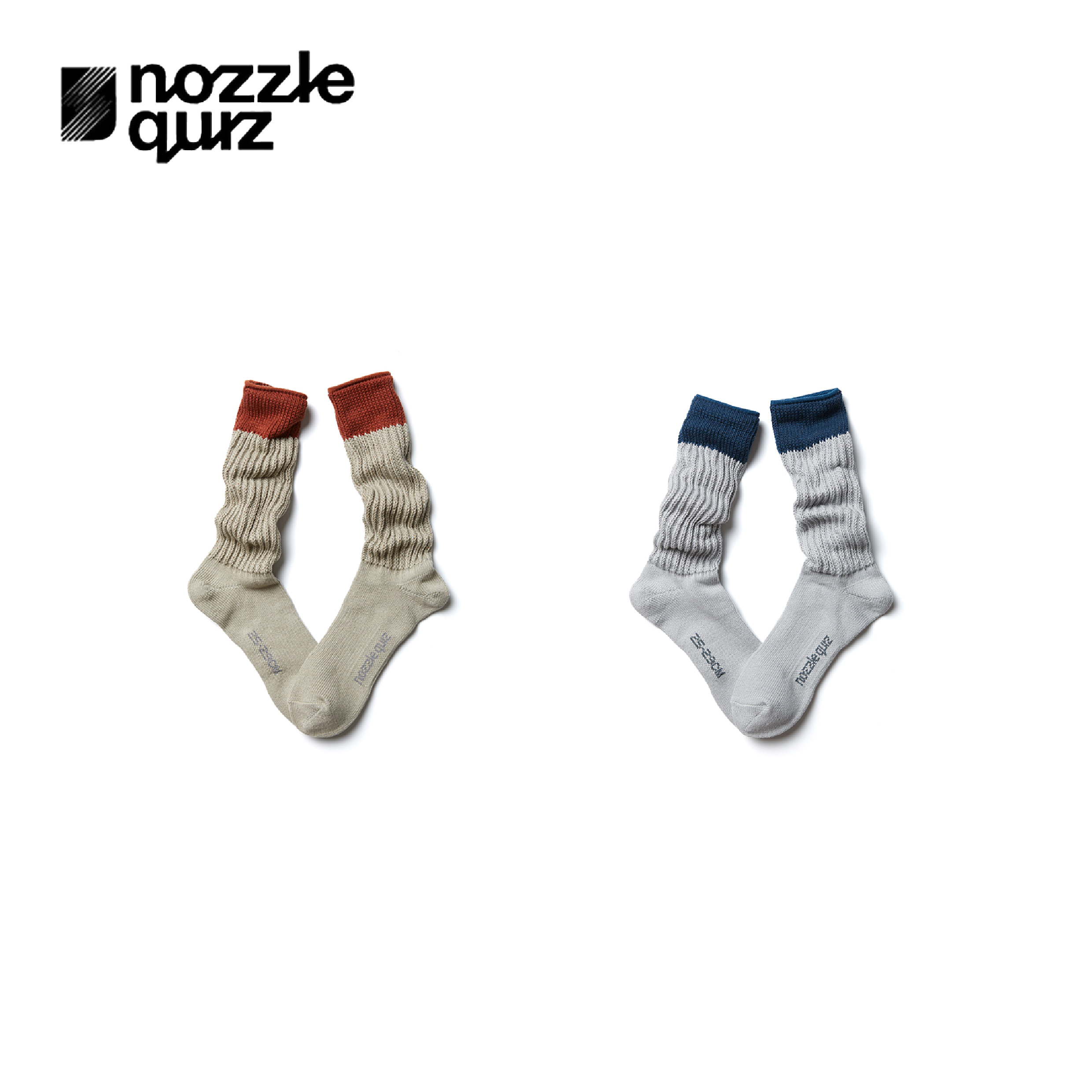 nozzle quiz 後研設計 / Essential O'Skool 中高筒休閒襪