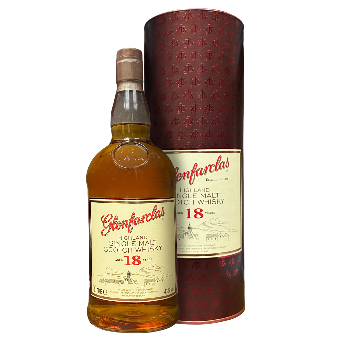 Glenfarclas 18 Years Old 43% 1 Lite