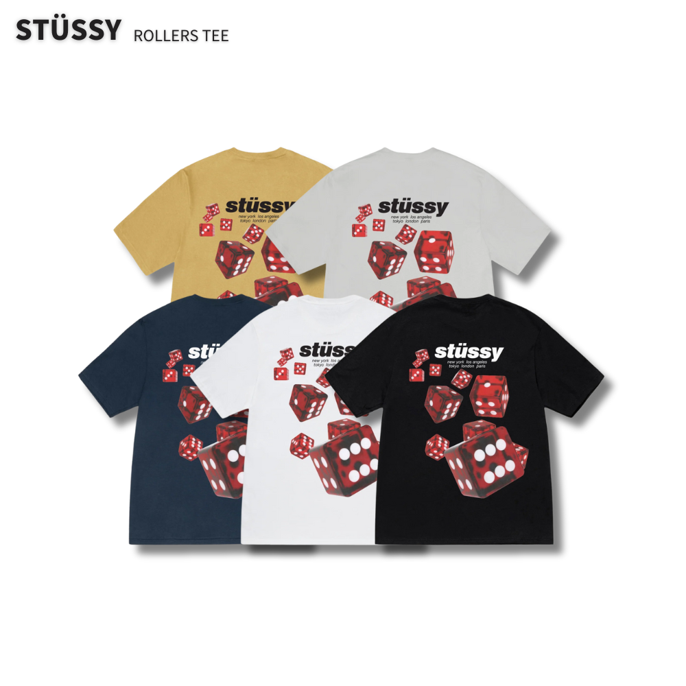 "現貨" Stussy 25SS ROLLERS TEE 骰子 紅色 短袖