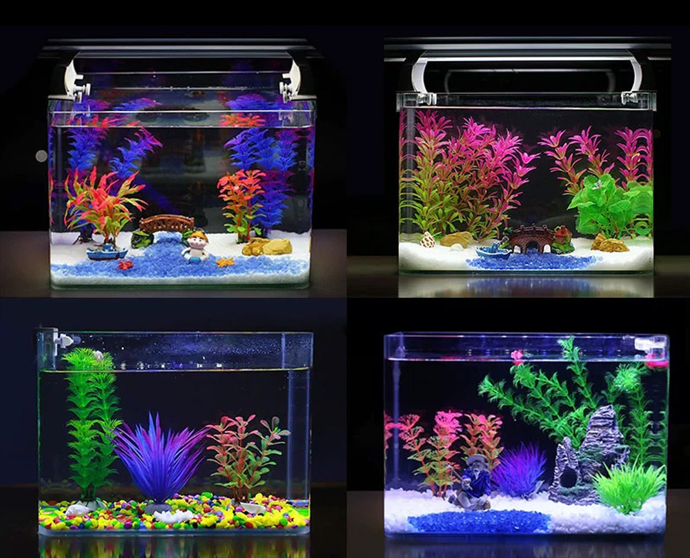 本款仿真水草採用TPC環保型材料製成，葉片與草根皆無毒無害，能有效保護魚缸水質，讓您的愛魚健康無憂。安全材質讓您放心使用於各種水族造景