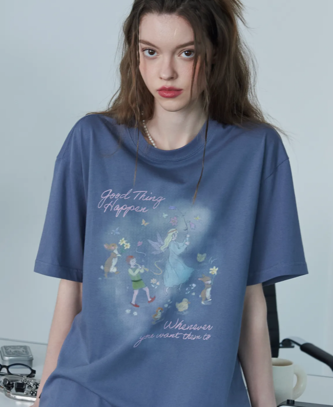 CPGN STUDIO / DTP Pair Retail 短袖T恤  / 藍色 / JUL25