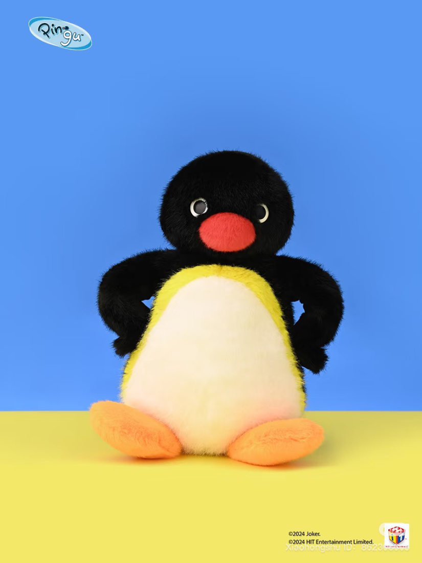 【 預購 】Shand Moo x Pingu 生氣炸毛的pingu娃娃