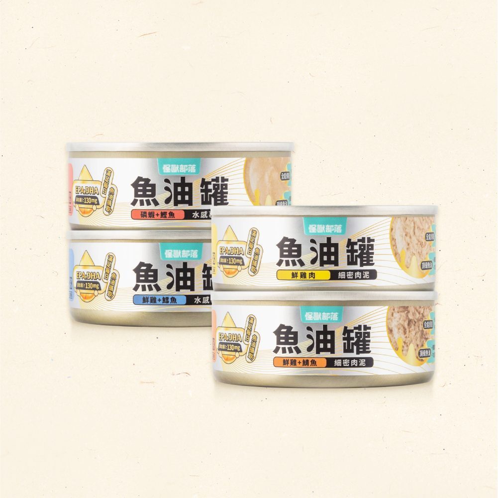 怪獸部落 - 頂級魚油主食罐 - 磷蝦+鰹魚 (水感慕斯) 82g (任選6罐$126)